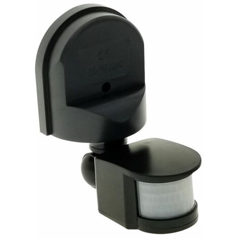 VURAHOME - Interrupteur à capteur infrarouge 220v noir avec pied de lampe projecteur détecteur de mouvement noir (1/5)