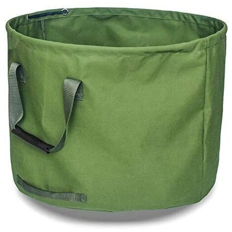 VURAHOME - Sac à déchets de Jardin Extra Large Yard, pelouse de 32 gallons et Sac de Rangement réutilisable pour Feuilles avec Deux poignées ,,Vert,1 pièce