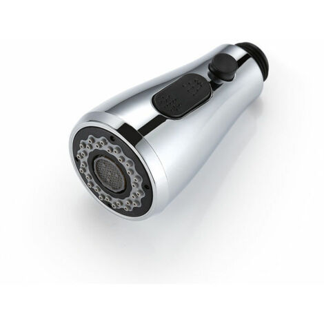 VURAHOME - Douchette Evier Pull-Out Douches Robinet Mitigeur Cuisine Pro Tête de douche 2 Types de Jet Chromé (1/5)