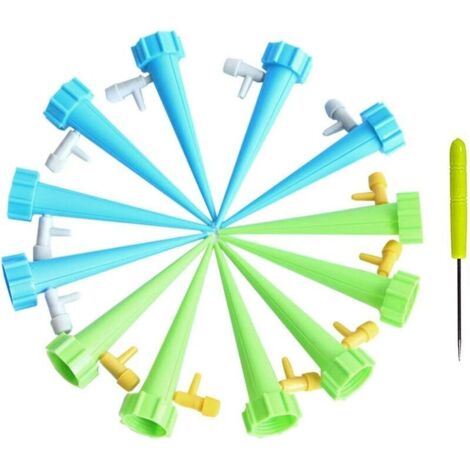 VURAHOME - 12pcs Irrigation Goutte à Goutte Kit, Réglable Irrigation de Plante Automatique Plantes Irrigation Système pour Jardin intérieur et extérieur (1/5)