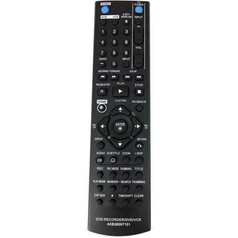 VURAHOME - Remplacement des télécommandes akb36097101 pour lg enregistreur dvd dvd magnétoscope télécommande rc897t rc397hm fernbedienung (1/5)