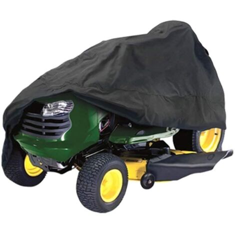 VURAHOME - Housse de protection imperméable pour tondeuse à gazon - Protection UV - Pour tracteur de jardin autoportée - XS (137,2 x 66 x 89,9 cm),,noie,210D (1/5)