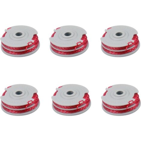 VURAHOME - FLY021 Bobine de fil de rechange pour débroussailleuse 1,5 mm Double alimentation automatique Contour Mini Trim Multi Trim Power Trim et Revolution,,6 pièces (1/5)