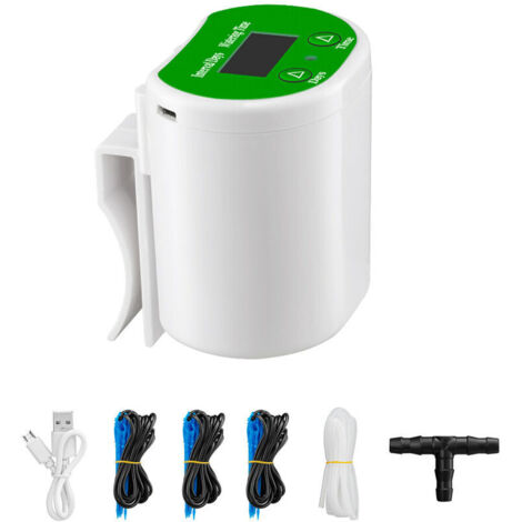 VURAHOME - Système d'arrosage automatique Dispositif d'abreuvoir chronométré Jardin Terrasse Kit d'irrigation goutte à goutte pour plantes en pot Arrosage de vacances (pour 12 plantes en pots) (1/5)