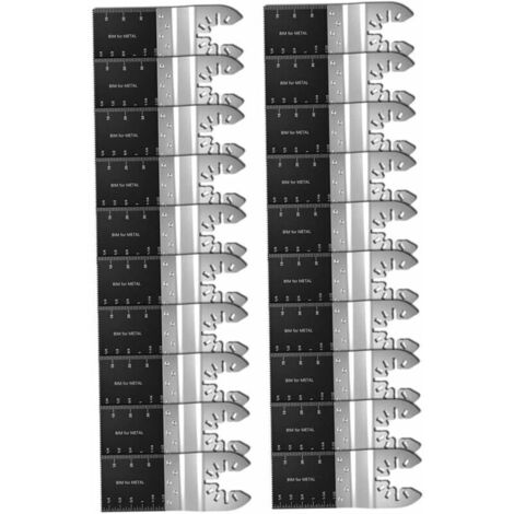 VURAHOME - Blades à scie oscillante kit de coupe multi-outil les lames de scie à libération rapide multifonctionnelles 20 pcs des lames de scie oscillaire (1/5)