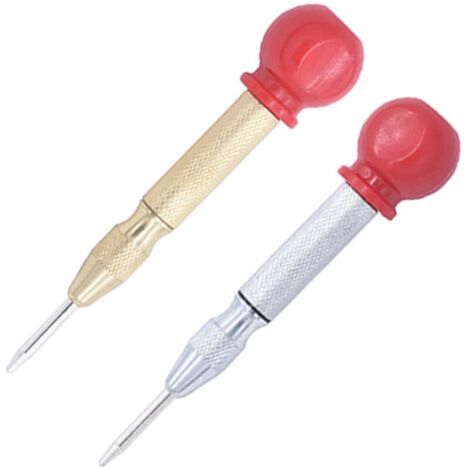 VURAHOME - High Speed Pointeau, centre Perforatrice marqueur Pointe à tracer pour bois, métal, plastique, fenêtre de voiture de comprimés coupe-circuits Outil avec coussin capuchon et réglable Impact, (1/5)