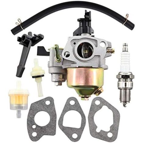 VURAHOME - Carburateur avec Joint de Tuyau de Filtre à Carburant Bougie dallumage pour Moteur à Essence LIFAN monocylindre 6,5 CV avec 196ccm (1/5)