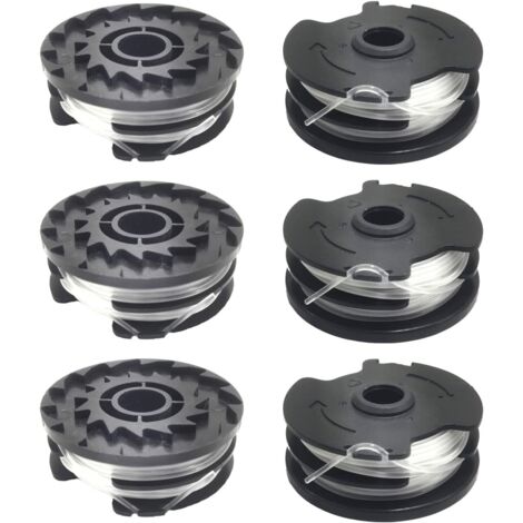 VURAHOME - Bobine de rechange pour débroussailleuse sans fil Parkside PRT 550 A1 - LIDL IAN 311404, PRT 550 A3, PRTA 20-Li B2 8,2 m 0,2 cm (6 bobines) (1/5)
