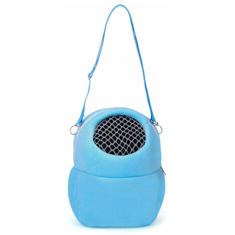 VURAHOME - Sac De Transport Hamster, Sac Transport Lapin Petit Sac De Voyage Portable Respirant Avec Bandoulière Pour Petits Animaux Hérisson écureuil Lapin Sac De Transport Pour Hamster(Bleu-2722cm) (1/4)