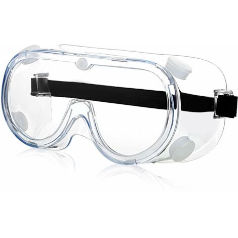 VURAHOME - Lunette de Protection - Transparentes avec Lentilles Antibuée Anti-buée de Laboratoire Chimique Lunettes de Sécurité (1/4)