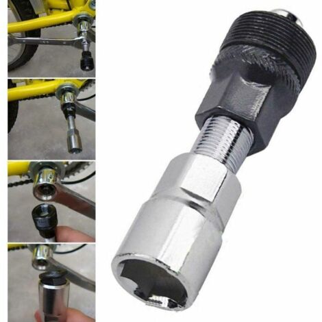 Kit 4 Outils Réparation Vélo – Dérive-chaîne, Extracteur Manivelle, Dépose Roue Libre, Dépose Boîtier Pédalier – Acier Carbone
