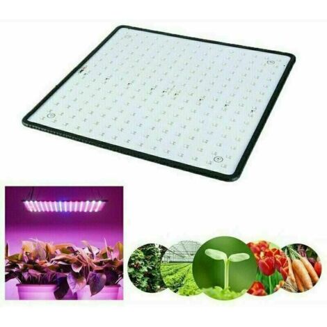 VURAHOME - blanc,40W Lampe LED Horticole Croissance Floraison Grow Light, Panneau LED Culture Indoor pour Plante Croissance