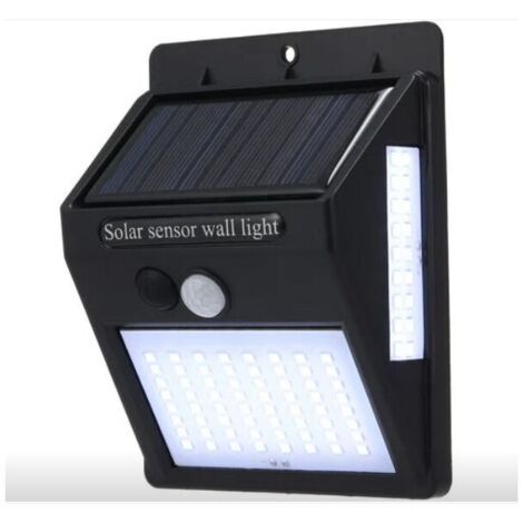 VURAHOME - Applique Solaire 100Led, Etanche Ip65, Lampe A Detecteur D'Economie D'Energie (1/5)