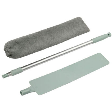 VURAHOME - Gap Brosse De Nettoyage Nettoyeur De Micro-Poussiere Lavable Artefact Avec Plumeau Microfibre Pole D'Extension A Long Manche Mop Bendable Gap Plumeaux (1/5)