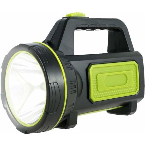 Lampe de poche LED ultra puissante rechargeable par USB 135 000 lumens 6 000 mAh Lampe de poche étanche haute puissance pour la randonnée d'urgence, le camping, la chasse (pas de lumière latérale) (1/5)