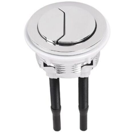 VURAHOME - 48mm galvanoplastie bouton de toilette à chasse d'eau à haute pression accessoires de toilette à chasse d'eau 2PCS (1/2)