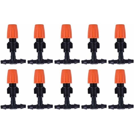 [Promotions en stock] 10 Buses de Brumisation pour Irrigation au Goutte-à-Goutte, Atomiseur de Tête D’arroseur, Pulvérisation pour Arrosage,Micro Goutteurs D'irrigation Goutte Kits D'arrosage D'arrosa (1/5)