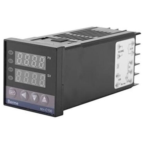 REX-C100 AC110V-240V 0℃ - 1300℃ Thermostat numérique LED Régulateur de température numérique avec alarme