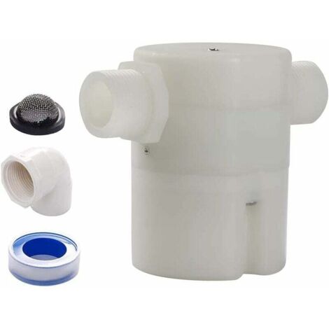 VURAHOME - Valve de flotteur 3/4, la boîte de contrôle du niveau d'eau est une version améliorée de la valve de flotteur traditionnelle, utilisée dans les piscines, réservoirs de bétail, aquaculture, (1/5)