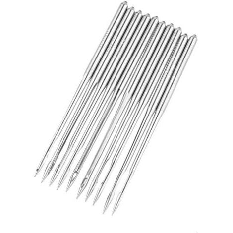 VURAHOME - Lot de 10 Aiguilles DBx1 pour Machine à Coudre Industrielle - JUKI DDL-555 Singer Brother,37mm