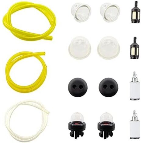 VURAHOME - 3X Durite dessence Tuyau dhuile Tuyau de Carburant Diesel Tuyau dessence Amorce de Filtre à Essence pour Tronçonneuse Debroussailleuse (2 mm x 3.5 mm), (2,5 mm x 5 mm), (3 mm x 5 mm) (1/5)