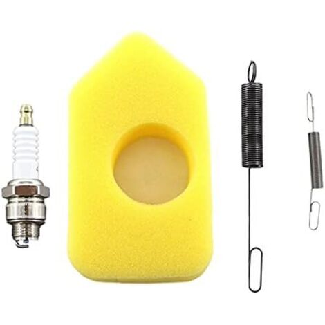 Filtre à air avec ressort de régulateur Bougie dallumage pour moteurs Briggs & Stratton Classic Sprint Quattro Q 35, Q 45, 691859 262759 692211, 698369 4216 5086 K 5088 5088h 5099 (1/5)