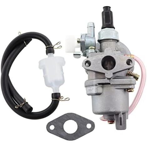 VURAHOME - Carburateur PZ13 13 mm avec filtre à essence pour 2 temps 47 cc 49 cc 50 cc 40-6 44-6 Mini ATV Quad Dirtbike Pocket Bike (1/5)