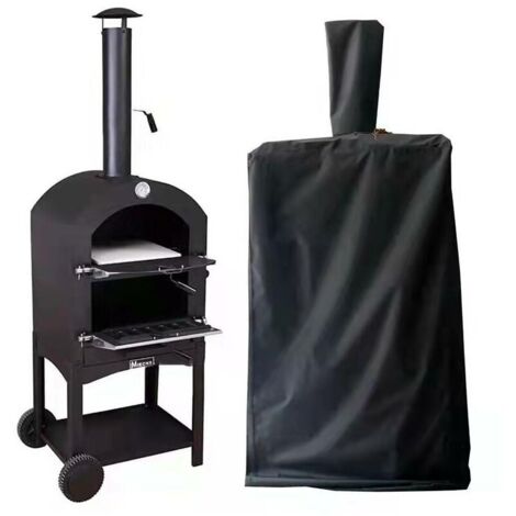 VURAHOME - Couvre-Four à Pizza de Jardin Couverture en Plein air imperméable Pliable Pliable Housse de Grill 165x65x45cm, Meubles de Jardin,Starlight
