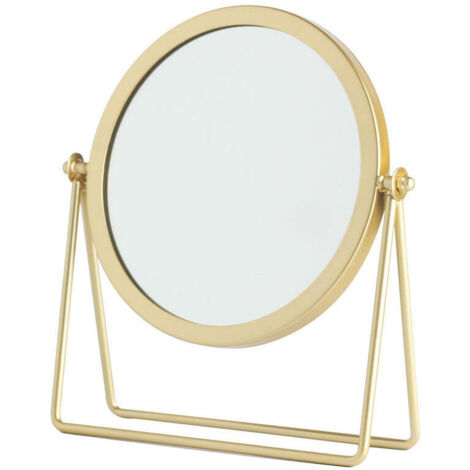 VURAHOME - Miroir grossissant sur pied,Or (1/5)