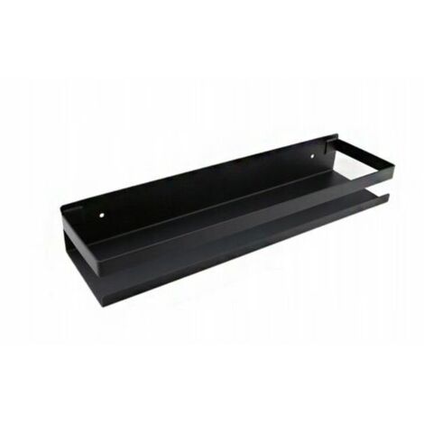 Étagère cuisine 40cm design inox sans perçage universel pour salle de bain et cuisine (1/5)