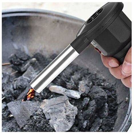 VURAHOME - Ventilateur Barbecue Electrique Soufflet pour cheminée et Barbecue de BBQ Kit Barbecue pour Pique-Nique en Plein Air Utensiles de Cuisine (1/5)