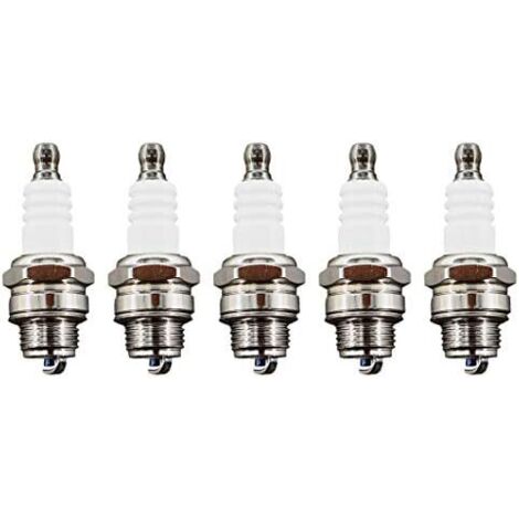 L7T Lot de 5 bougies dallumage de rechange pour moteurs 33 cc 43 cc 47 cc 49 cc 2 temps Pocketbike ATV Quad (1/4)