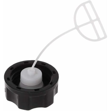 VURAHOME - 2PCS Bouchon de réservoir de Carburant, Remplacement de Bouchon de réservoir de Carburant de débroussailleuse pour Tondeuse à Gazon Coupe-Herbe pièce de tronçonneuse Noir (1/5)