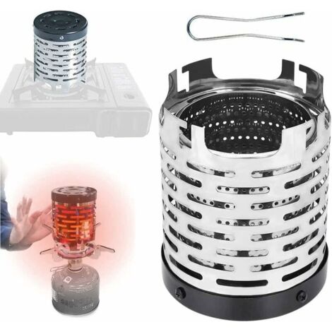 VURAHOME - Réchaud à gaz de camping portable, mini réchaud pliable et portable, brûleur à gaz durable et compact avec étui de transport pour le camping, les activités de plein air et les pique-niques (1/5)