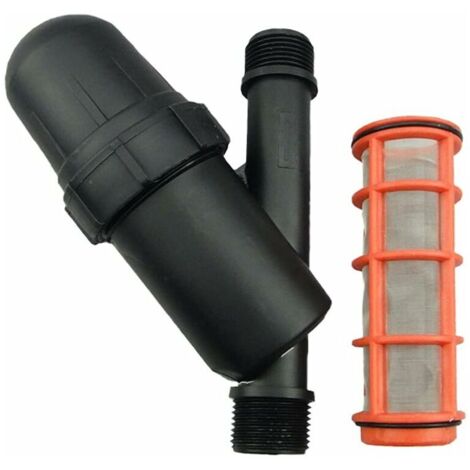 VURAHOME - 3/4 maille filtre en acier inoxydable filtre d'irrigation filtre à eau de jardin irrigation goutte à goutte avec pompe