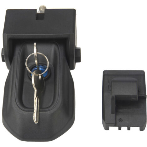 VURAHOME - Loquet de verrouillage de capot avec boutons Kit de verrouillage de capot antivol pour Jeep Wrangler JL 2018 2019 2020 (1/5)