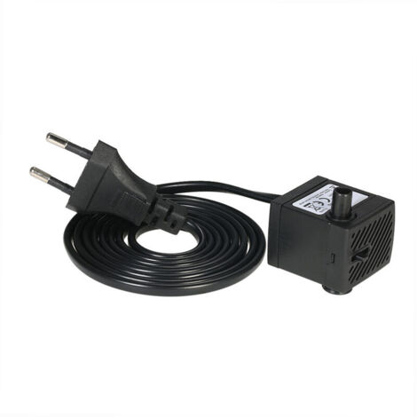 VURAHOME - Pompe à eau submersible 150L/H 2W avec un cordon d'alimentation de buse de 1,5 m (Ac920-240V) (1/5)