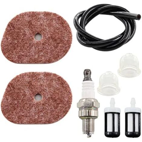VURAHOME - Carb Filtre à air Filtre à Carburant pour Stihl FS40 FS50 FS50C FS56 FS56R FS70 FS70RC KM56 KM56RC FC56 FC70 HT56C 4144 124 2800 0000 350 3513 Tondeuse Débroussailleuse CMR6H Bougie dalluma (1/5)