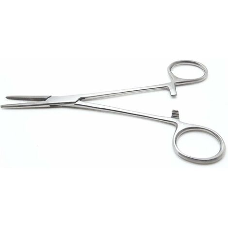 Pince a Clamper 12.5cm - Courbe/Droite - Griffe Pince a Clamper pour artisans,pêcheurs,choit (Droite) (1/3)