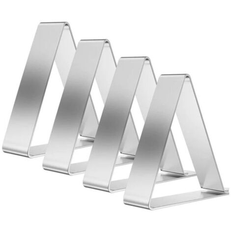 Clip Nappe 6CM, Pince Nappe de Table 12 PCS, Clip Nappe Table Réglable, Nappe Clips Acier Inoxydable,Nappe Table de Jardin, Clip Table Nappe, Pince de Nappe de Plein Air,Fête (1/5)