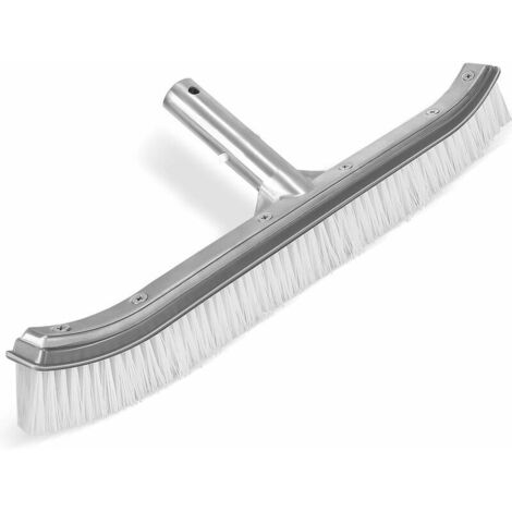 VURAHOME - Brosse Piscine, 46cm Balai Piscine Nettoyant Piscine Brosse de Piscine Aluminium avec EZ Clips & Strong Soies pour Steps Tiles Planchers Murs (1/5)