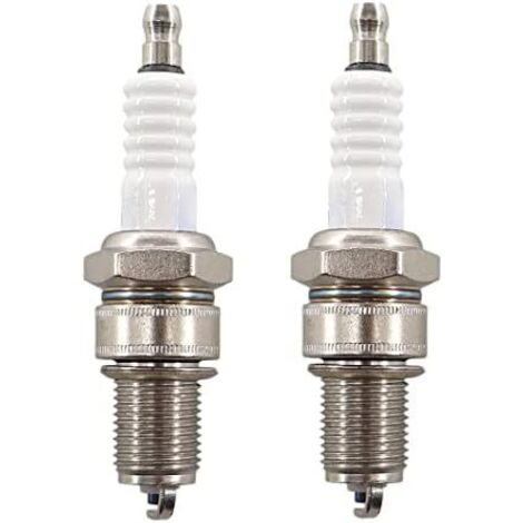 VURAHOME - Lot de 2 bougies dallumage F7TC pour Honda GX120 GX160 GX200 GX240 GX270 GX340 GX390 moteurs 168F 170F 177F 188F 190F Débroussailleuse à gazon Générateur de moteur Lifan Moteur 6,5 CV (1/4)