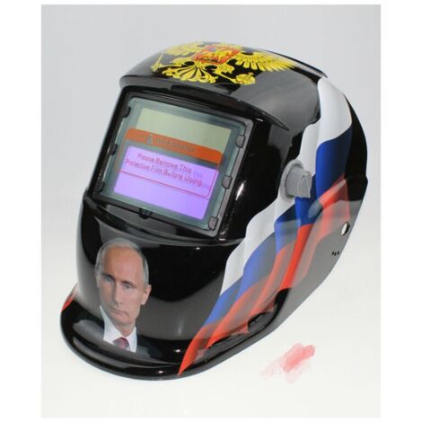 Casque de Soudure Automatique - Masque de Soudure avec 2 Lentilles et 2 Capteurs de filtre à ombre réglables DIN9-13 pour le soudage à l'arc de MIG TIG MAG [Classe énergétique A+++]