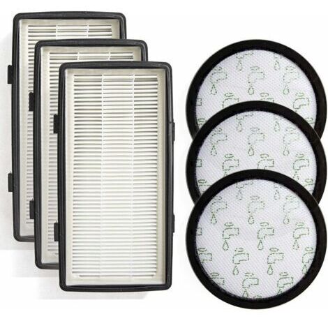 VURAHOME - Jeu de filtres pour aspirateurs Rowenta Silence Force Cyclonic 4AAAA, modèle RO76xx. Ces filtres sont compatibles avec les modèles RO7647EA, RO7663EA, RO7676EA et RO7681EA. (1/5)