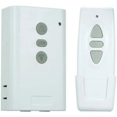 VURAHOME - Interrupteur Télécommande sans Fil,Récepteur AC220V 433MHz,Type d'apprentissage Contrôleur,Bidirectionnel 3 clé RF émetteur,Commande à Distance pour Ensemble de Contrôleur de Rideau (1/4)