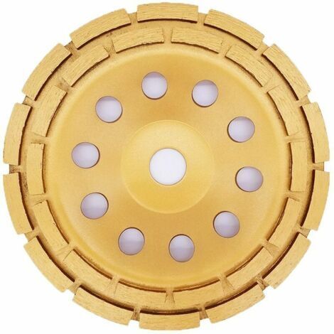 VURAHOME - Meule diamantée 180 x 22 mm - Meule diamantée turbo pour béton, granit, pierre, marbre, maçonnerie, brique, etc. (1/5)