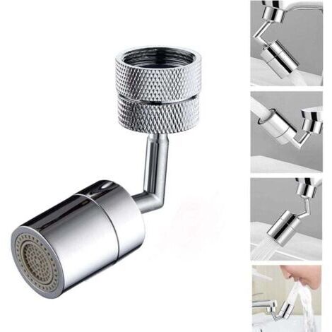 VURAHOME - Aérateur Robinet Évier, XU, 720° Rotatif, 2 Modes Débit -