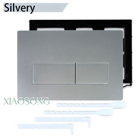 VURAHOME - Argent mat-Panneau de remplacement pour réservoir encastré Geberit Sigma 115.770, accessoires pour réservoir de salle de bain UP300 UP320 - Non Original-