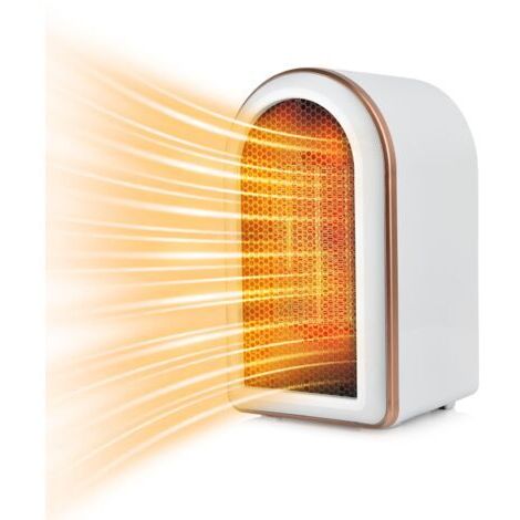 VURAHOME - Chauffage d'espace électrique, Chauffage en céramique PTC 1200 W avec Thermostat, radiateurs soufflants pour la Maison à Faible consommation d'énergie, Protection Contre Le basculement (1/5)