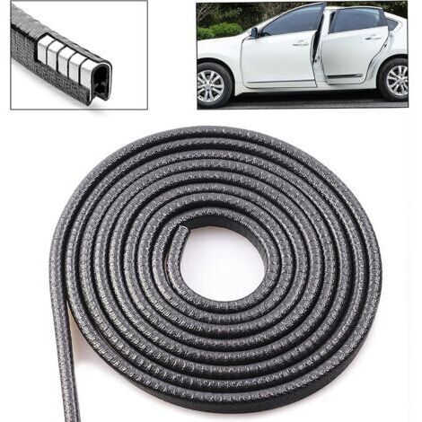 VURAHOME - Joint caoutchouc porte voiture 5M – Bande anti-collision PVC – Protection bord portière – Réduction bruit et poussière – Installation facile (1/5)